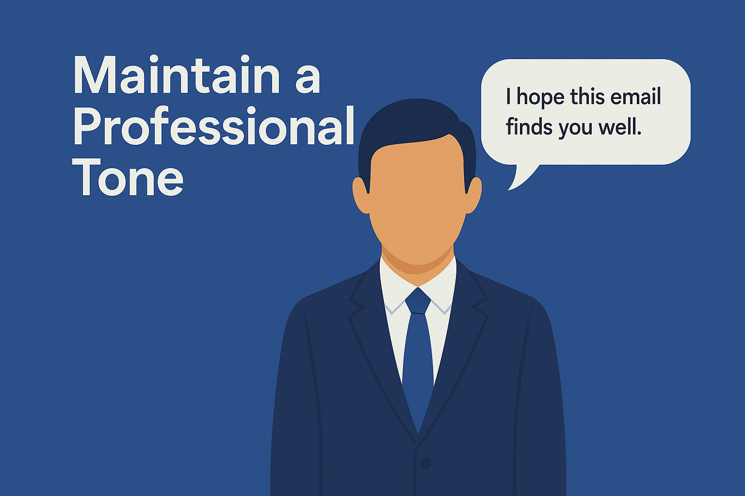 Maintain a Professional Tone Maintain a Professional Tone