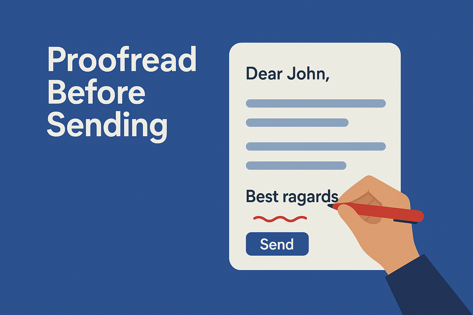 Proofread Before Sending Proofread Before Sending