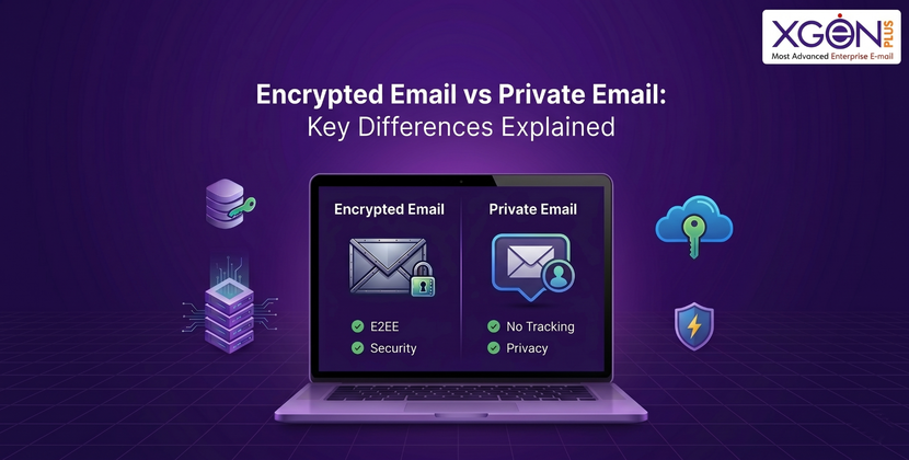 Encrypted Email vs Private Email: Key Differences Explained Encrypted Email vs Private Email: Key Differences Explained
