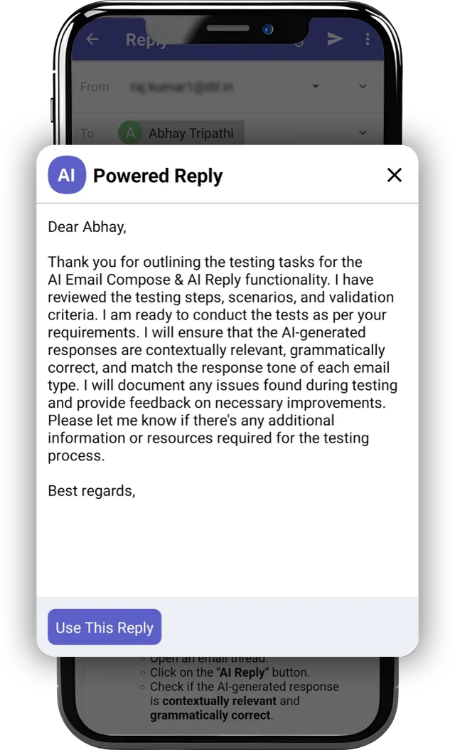 AI Compose on mobile